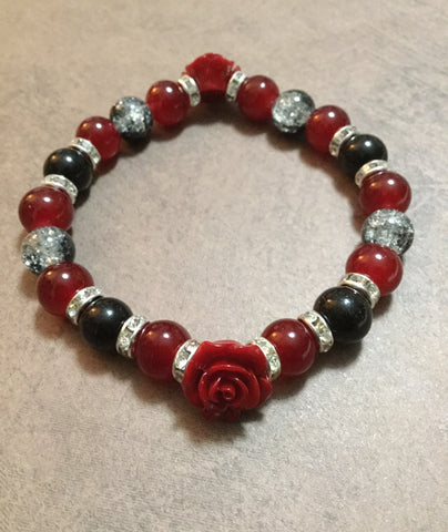 Crimson Rose (BATB Inspired) Bracelet